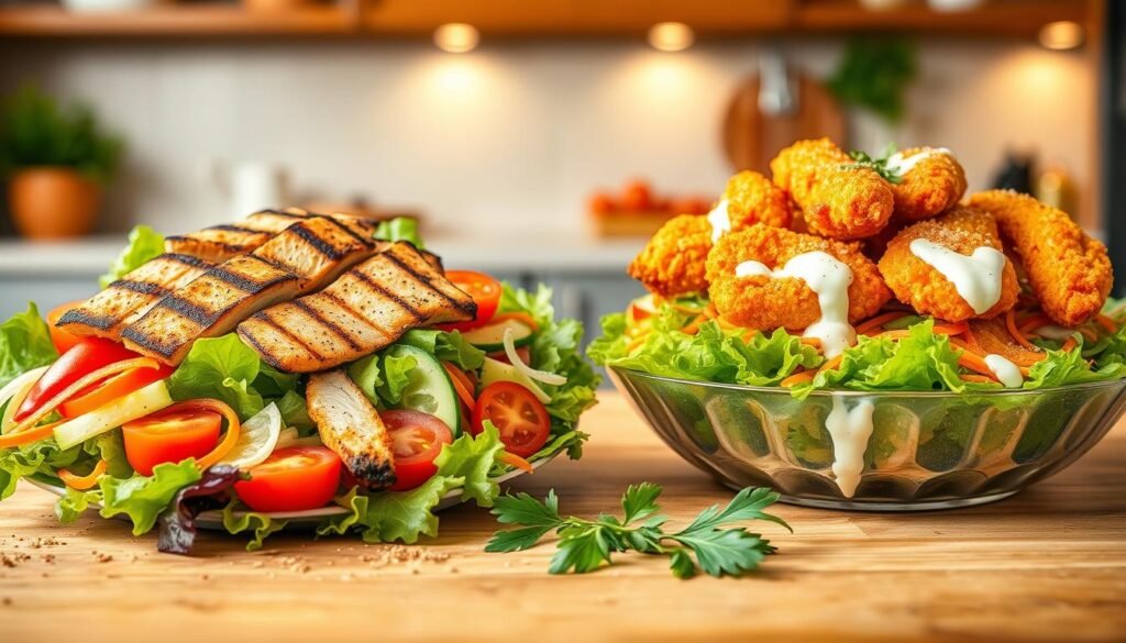 grilled chicken vs crispy chicken grilled chicken vs crispy chicken