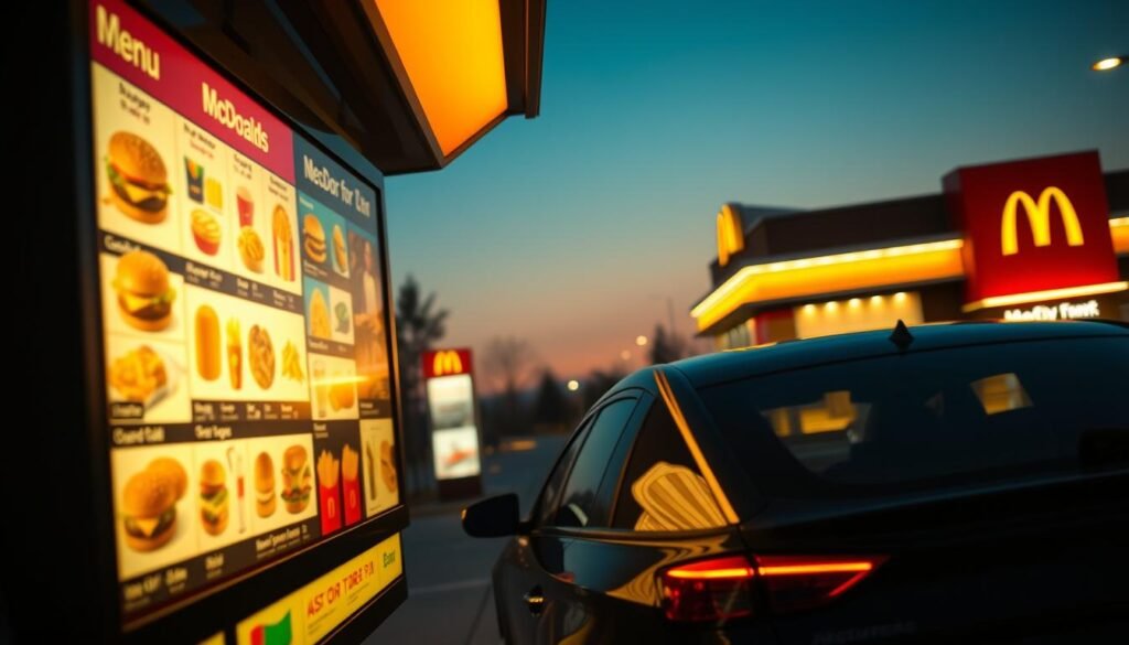 mcdonald's drive thru menu mcdonald's drive thru menu